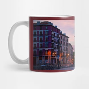 Spain. Madrid in Pink. Mug